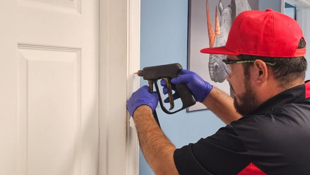 termite control provider spot treatment injection